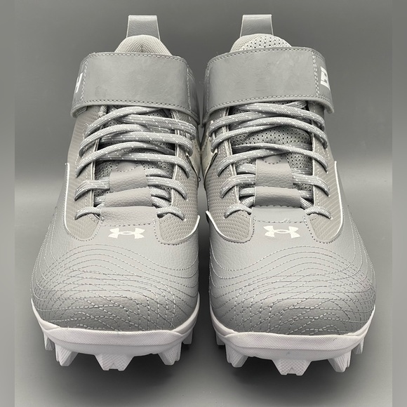Under Armour Bryce Harper 7 Gray Baseball Cleats 3025587-101 Men Size 11.5 NEW - Picture 3 of 9